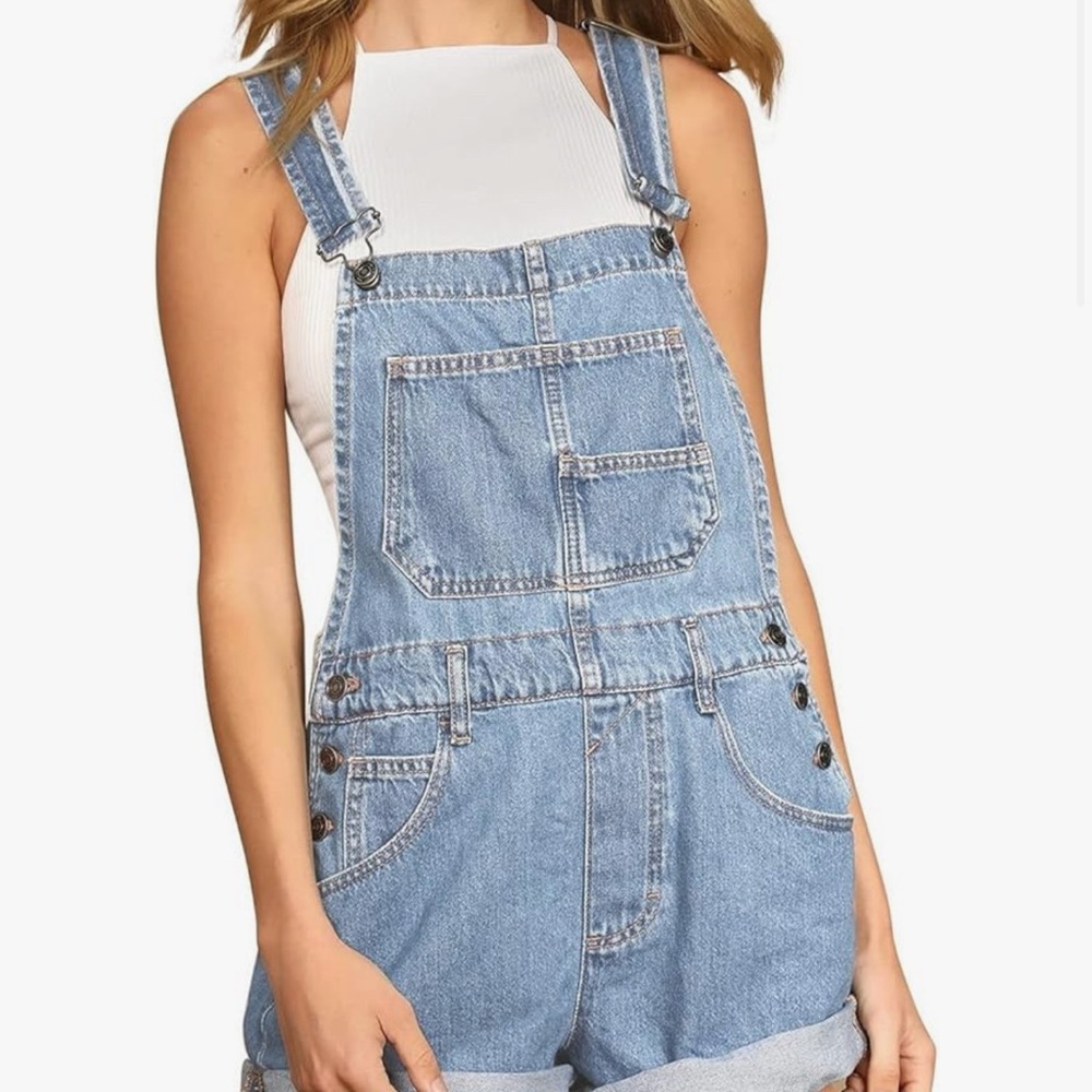 Denim Blue Overalls